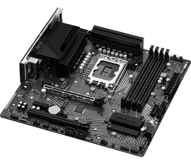 ASROCK Płyta główna Z790M PG Lightning/D4 S1700 4DDR4 HDMI M2 mATX - 1084687 - zdjęcie 4
